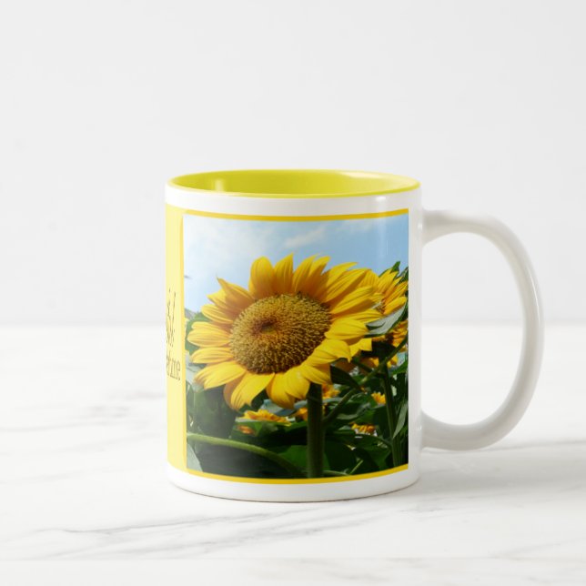 Sonnenschein Zweifarbige Tasse (Rechts)