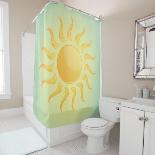 Sonnenscheindesign Duschvorhang