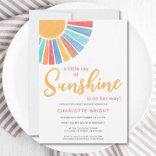 Sonnenscheindusche Einladung