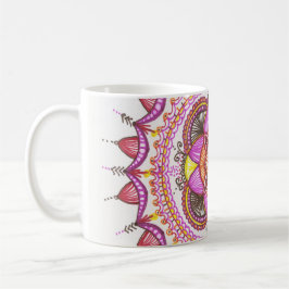 Sonnenscheinmandala-Kaffee-Tasse Kaffeetasse