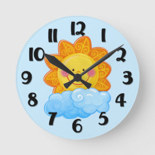 SonnenscheinWall-Uhr Runde Wanduhr
