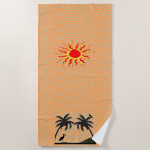 Sonnenschirm Strandtuch