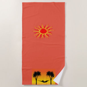 Sonnenschirm Strandtuch