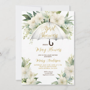 Sonnenschirme April Duschen bringen Mai Blume Einladung