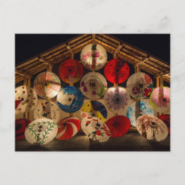 Sonnenschirme Postkarte