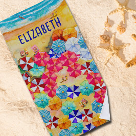 Sonnenschirme Strandtuch