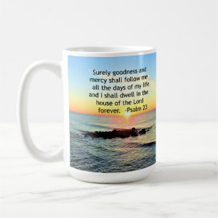 SONNENSCHLAG AUF DEM OCEAN-23. PSALM-FOTO KAFFEETASSE