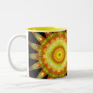 Sonnenschnitt-Tasse Zweifarbige Tasse