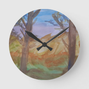 Sonnenschutzmittel Runde Wanduhr
