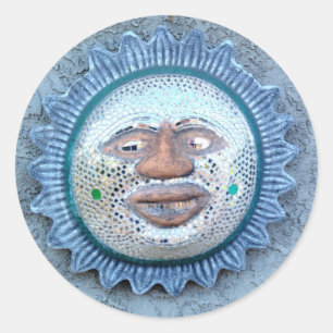 Sonnenschutzmittel Runder Aufkleber