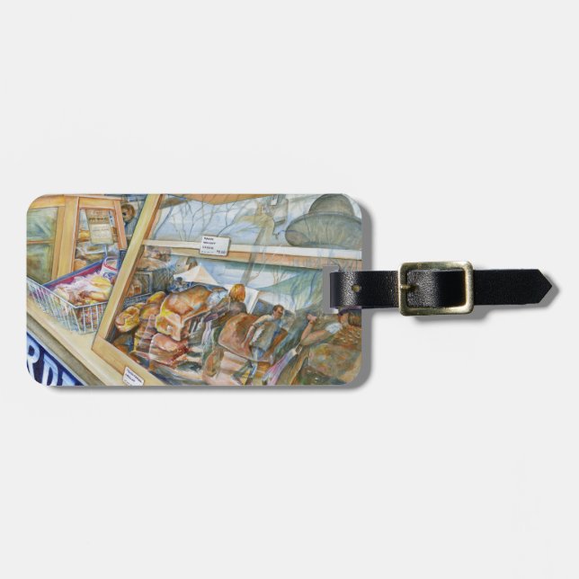 Sonnenseite der Wahnsinn Gepäckanhänger (Vorderseite horizontal)