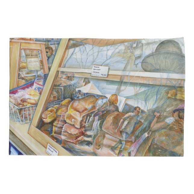 Sonnenseite der Wahnsinn Kissenbezug (Rückseite)