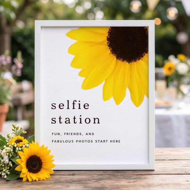 Sonnenselbstportrait-Stationsschild 18. Geburtstag Poster (Von Creator hochgeladen)