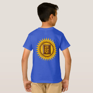 SONNENSPORT SCHOKOLADE Königliches blaues T-Shirt