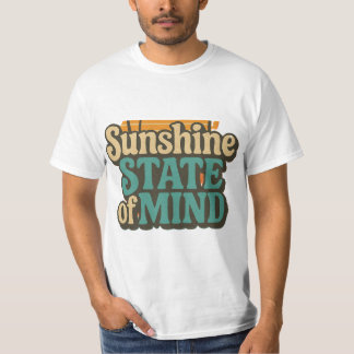 Sonnenstaat-T-Shirt, Retro-Strandurlaub-Shirt T-Shirt