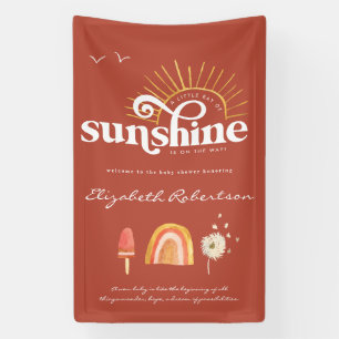 Sonnenstrahl   Boho-Baby-Empfangsfeier  Banner