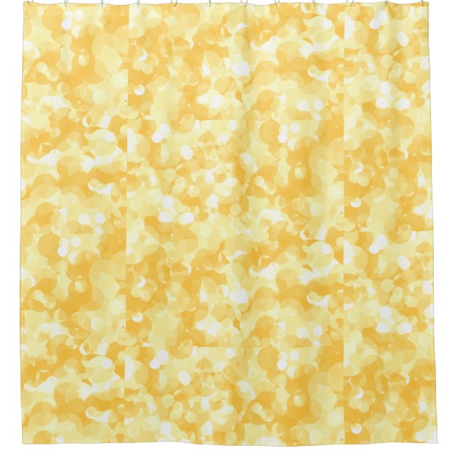 Sonnenstrahl Gelb Duschvorhang (Vorderseite)