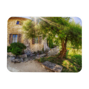 Sonnenstrahl in der Abtei St. Hilaire Frankreich Magnet