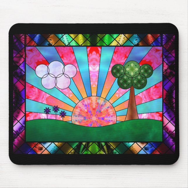 Sonnenstrahl Mousepad (Vorne)