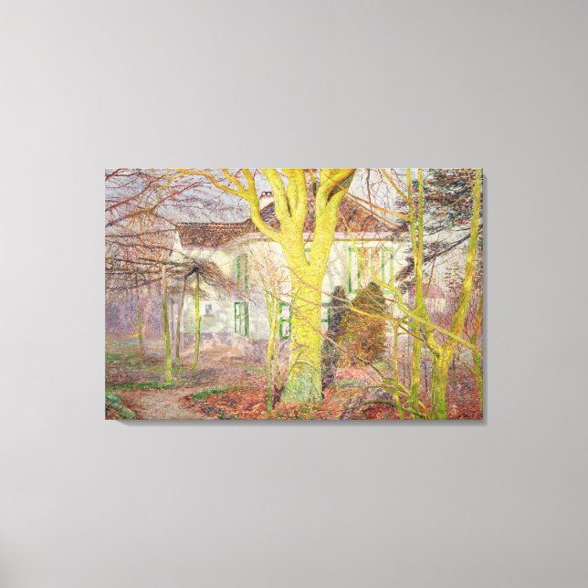 Sonnenstrahl oder, Zonneschijn, April 1899 Leinwanddruck (Vorderseite)