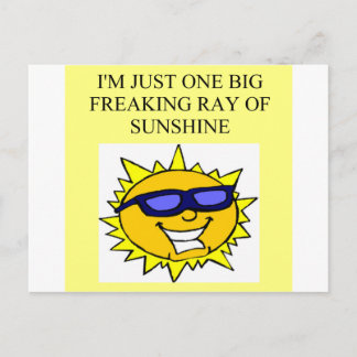 Sonnenstrahl Postkarte