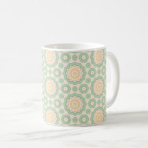 Sonnenstrahl-Sechseck-Geometrie Kaffeetasse