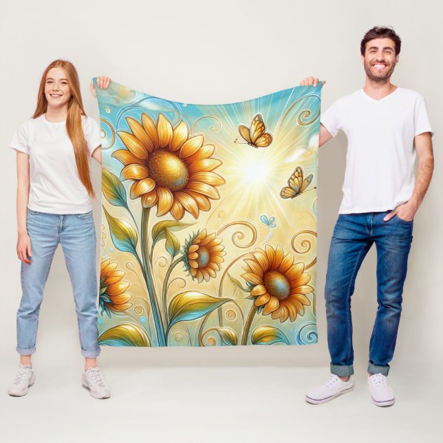 Sonnenstrahl Serenade Fleecedecke (Beispiel)