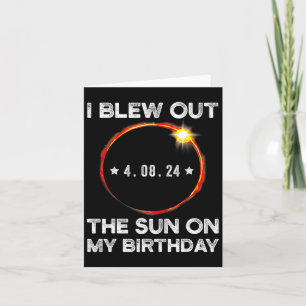 Sonnenstrahlen am Geburtstag blutete ich die Sonne Karte