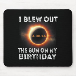 Sonnenstrahlen am Geburtstag blutete ich die Sonne Mousepad
