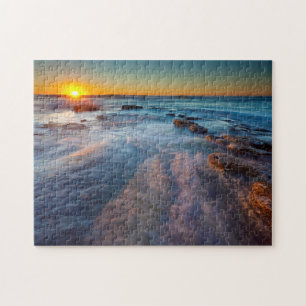 Sonnenstrahlen beleuchten den Pazifischen Ozean Puzzle