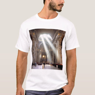 Sonnenstrahlen fallen durch die Fenster T-Shirt