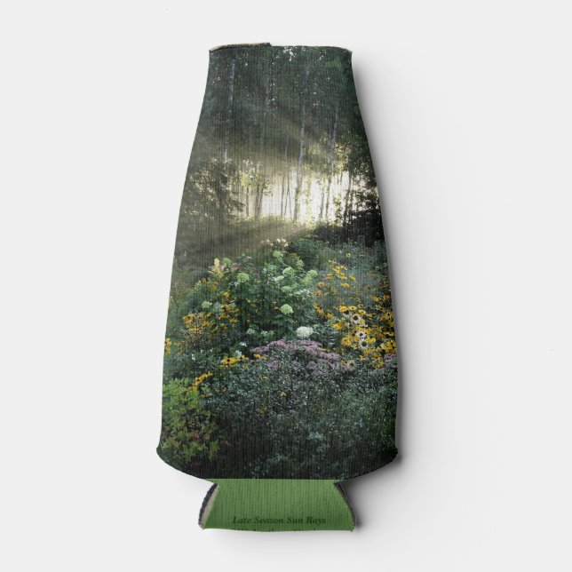 Sonnenstrahlen im späten September Flaschenkühler (Vorderseite)