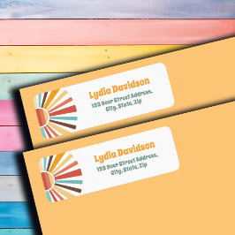 Sonnenstrahlen in Rücksendeadresse