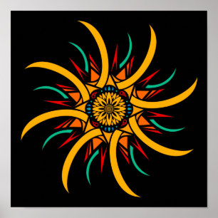 Sonnenstrahlen Poster