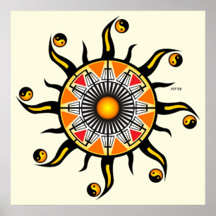 Sonnenstrahlen Poster