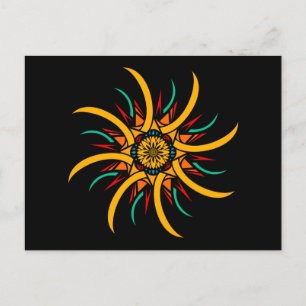 Sonnenstrahlen Postkarte