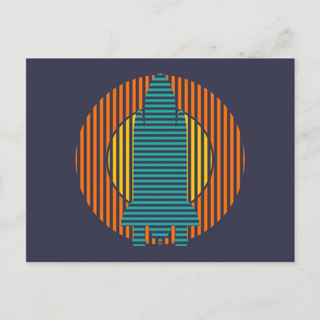 Sonnenstrahlen Postkarte (Vorderseite)
