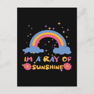 Sonnenstrahlen Postkarte
