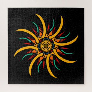 Sonnenstrahlen Puzzle
