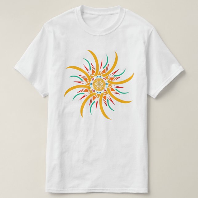 Sonnenstrahlen T-Shirt (Design vorne)
