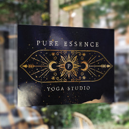 Sonnenstrahlen und dunkle Mondfarben Fensteraufkleber