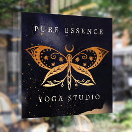 Sonnenstrahlen und Mondbraten Fensteraufkleber