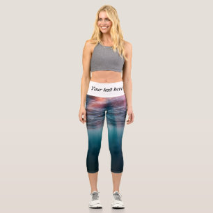 Sonnenstrahlen unter Wasser Capri Leggings