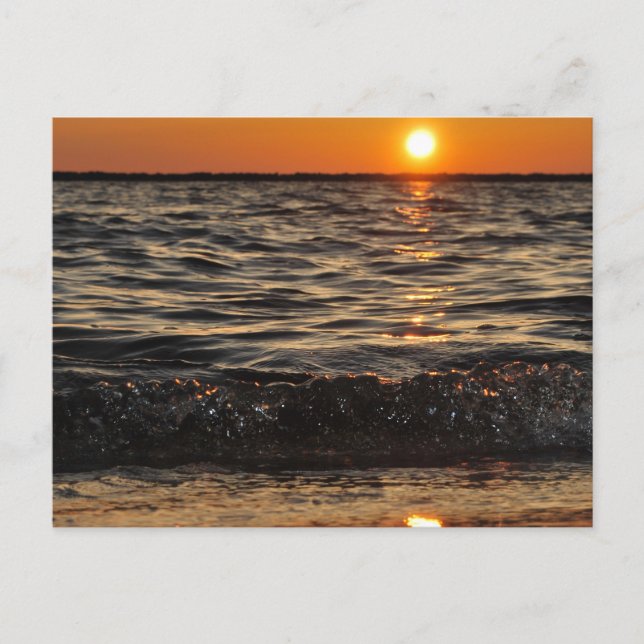 Sonnenstrand Feiertagspostkarte (Vorderseite)