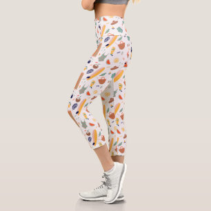 Sonnenstrand Fun Muster Capri Leggings