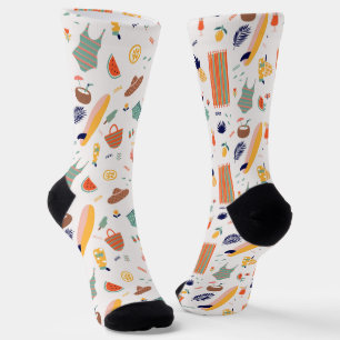 Sonnenstrand Fun Muster Socken