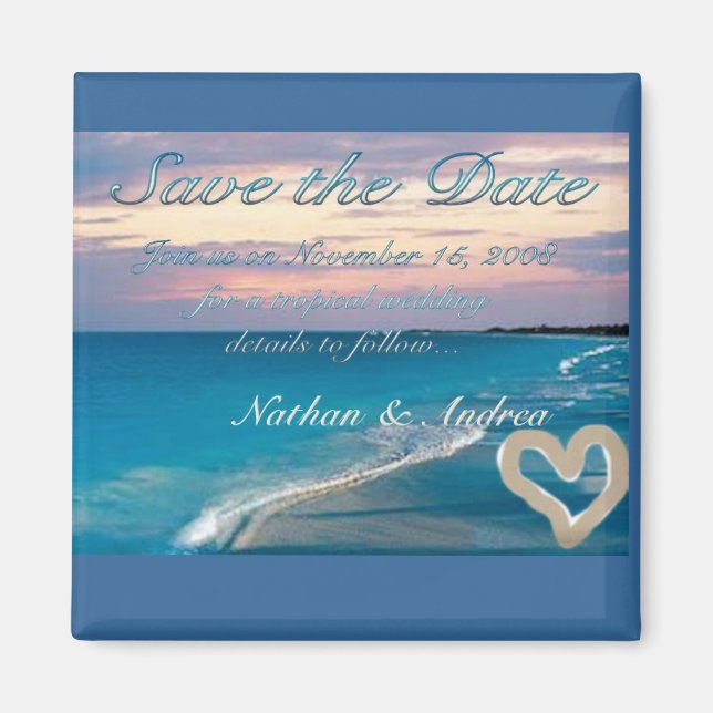 Sonnenstrand Magnet (Vorne)