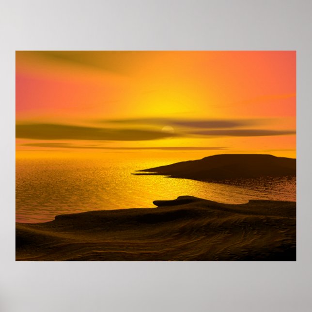 Sonnenstrand Poster (Vorne)