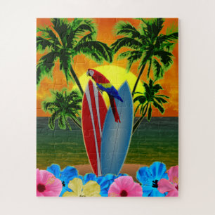 Sonnenstrand Surfen Puzzle