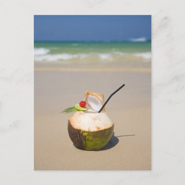 Sonnenstrand Thailand Postkarte (Vorderseite)